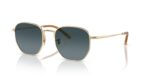 Oliver Peoples KIERNEY SUN OV 1331S Gold/Blue Shaded Sunglasses