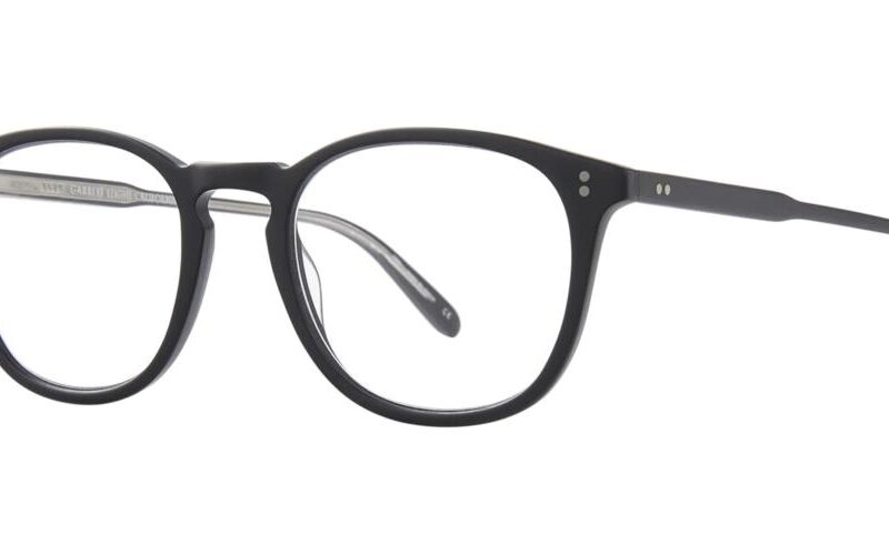 Garrett Leight Men's KINNEY Matte Black Eyeglasses Garrett Leight Men's KINNEY Matte Black Eyeglasses