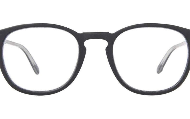 Garrett Leight Unisex KINNEY Matte Black Eyeglasses Garrett Leight Unisex KINNEY Matte Black Eyeglasses