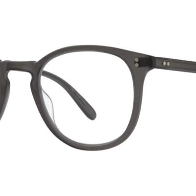 Garrett Leight Unisex KINNEY Matte Grey Crystal Eyeglasses