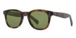 Garrett Leight Men's KINNEY II SUN Ìspotted Brown Shell/Semi-Flat Pure Green Polar Sunglasses