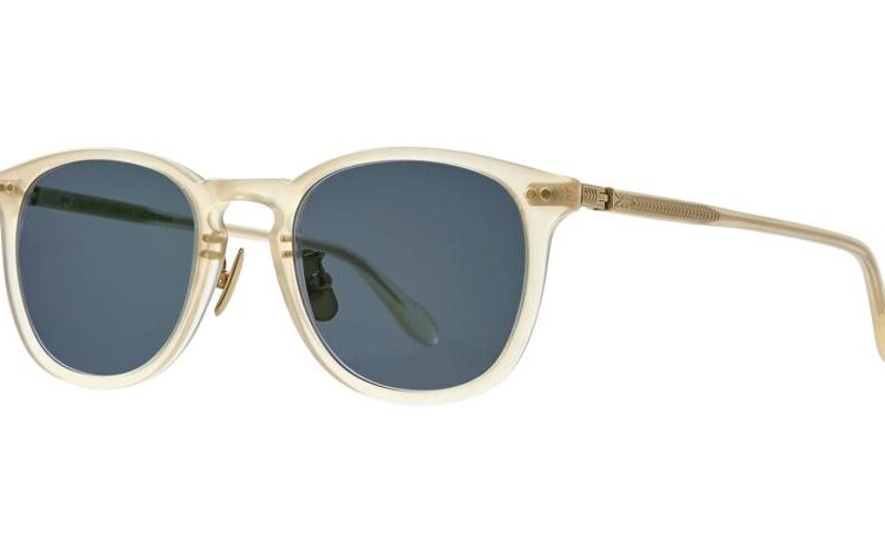 Garrett Leight Men's KINNEY J SUN Silk/Pure Pacific Sunglasses