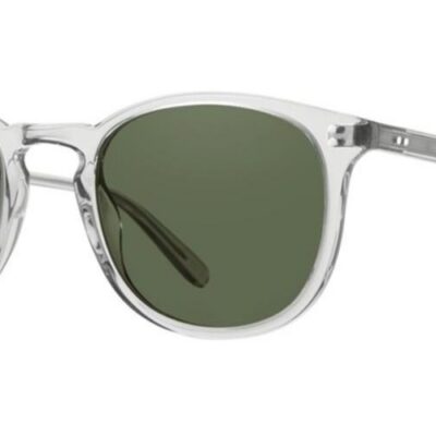 Garrett Leight Men's KINNEY SUN Light Light Grey/Semi Flat Pure G15 Sunglasses