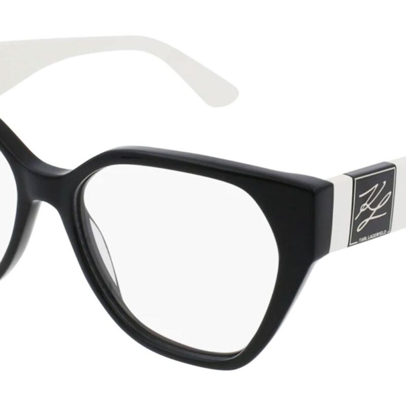 Karl Lagerfeld KL6053 N Black/White Eyeglasses