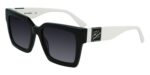 Karl Lagerfeld KL6057S N Black & White/Grey Shaded Sunglasses