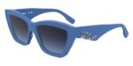 Karl Lagerfeld KL6179S N Sky Blue/Grey Shaded Sunglasses
