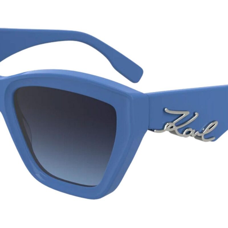 Karl Lagerfeld KL6179S N Sky Blue/Grey Shaded Sunglasses