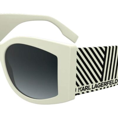 Karl Lagerfeld KL6183S White/Grey Shaded Sunglasses