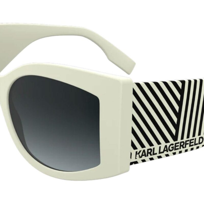 Karl Lagerfeld KL6183S White/Grey Shaded Sunglasses