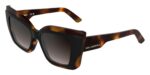 Karl Lagerfeld KL6204S Black Dark Tortoise/Brown Sunglasses