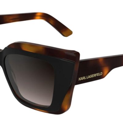 Karl Lagerfeld KL6204S Black Dark Tortoise/Brown Sunglasses