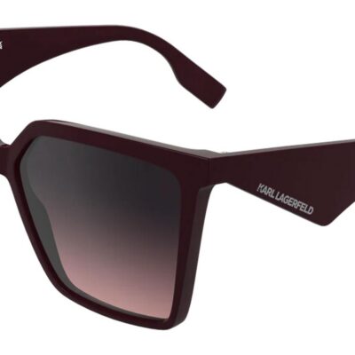 Karl Lagerfeld KL6207S Burgundy/Grey To Pink Sunglasses