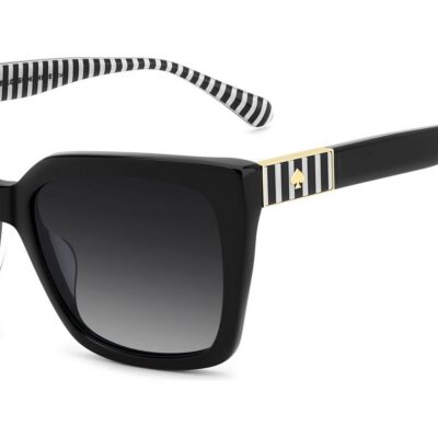 Kate Spade Women's KS LILAH 2/G/S Black/Dark Grey Shaded Sunglasses
