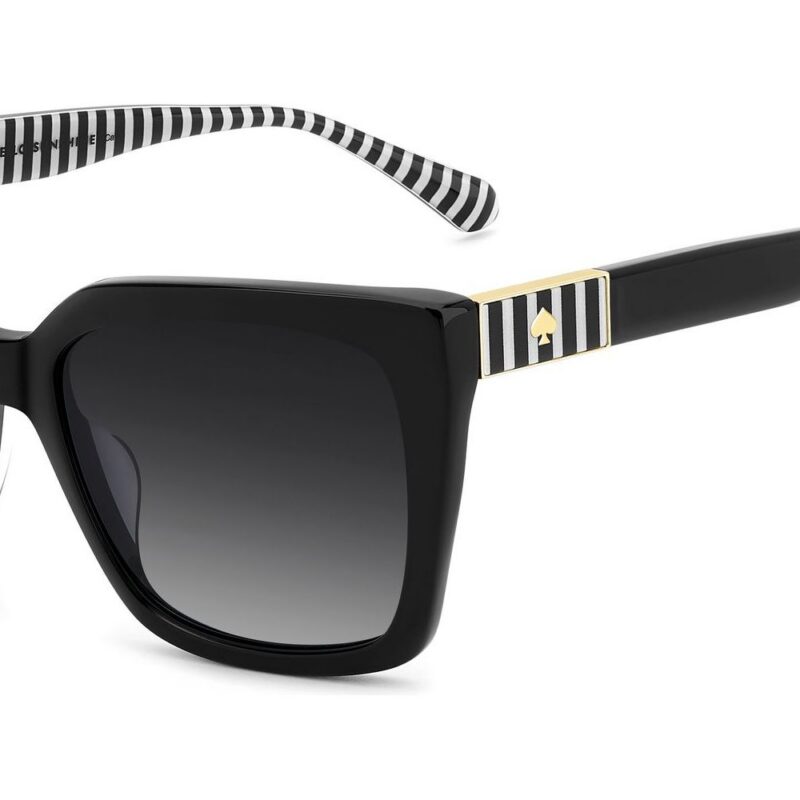Kate Spade Women's KS LILAH 2/G/S Black/Dark Grey Shaded Sunglasses Kate Spade Women's KS LILAH 2/G/S Black/Dark Grey Shaded Sunglasses