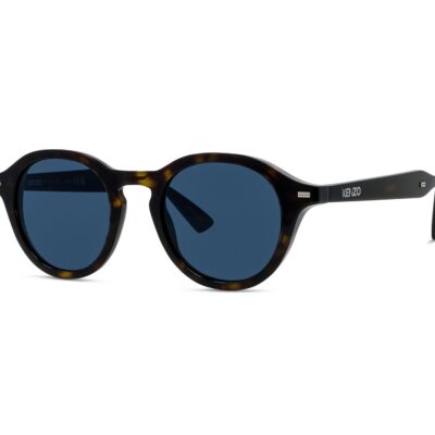 Kenzo Men's KZ40211I Dark Havana/Solid Blue Sunglasses