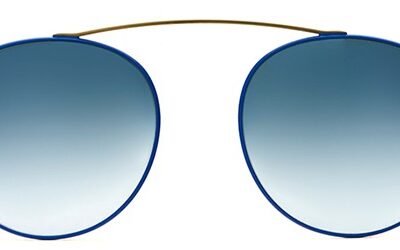 Etnia Barcelona Men's LE MARAIS Blue Grey/Blue Shaded Eyeglasses