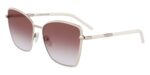 Longchamp Women's LO167S White/Brown Shaded Sunglasses
