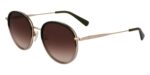Longchamp Women's LO176S N Gold-Green/Brown Shaded Sunglasses