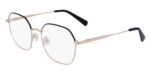Longchamp Women's LO2152 Gold Black Eyeglasses