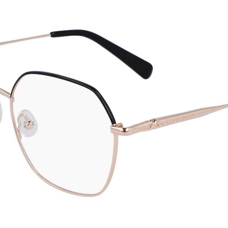 Longchamp Women's LO2152 Gold Black Eyeglasses Longchamp Women's LO2152 Gold Black Eyeglasses