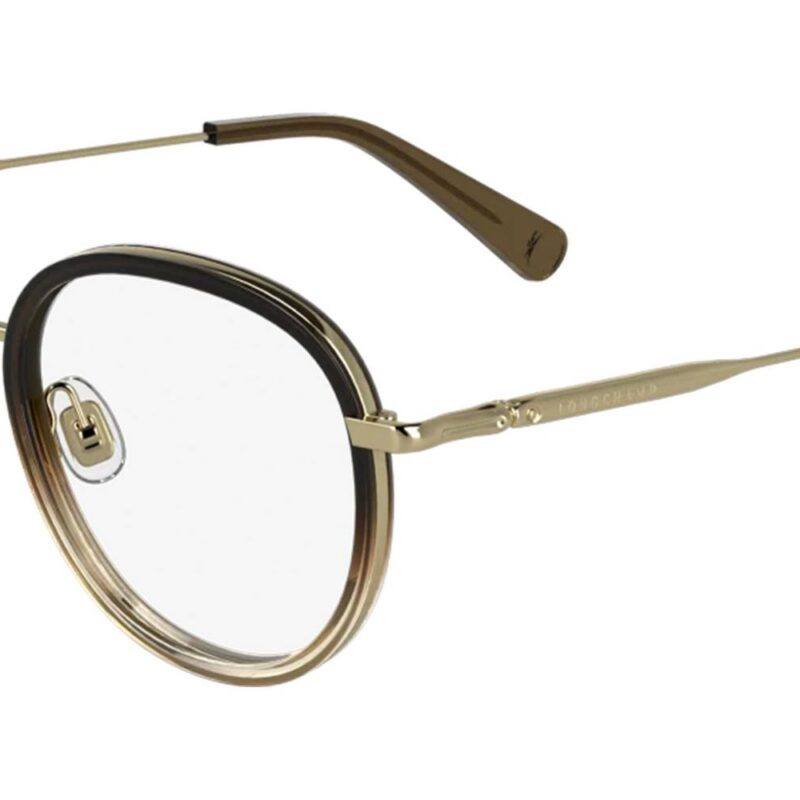 Longchamp LO2168 Gold Brown Eyeglasses Longchamp LO2168 Gold Brown Eyeglasses