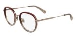 Longchamp Women's LO2168 Rose Gold/Burgundy Eyeglasses