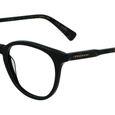 Longchamp Women's LO2608 Marble Black Eyeglasses