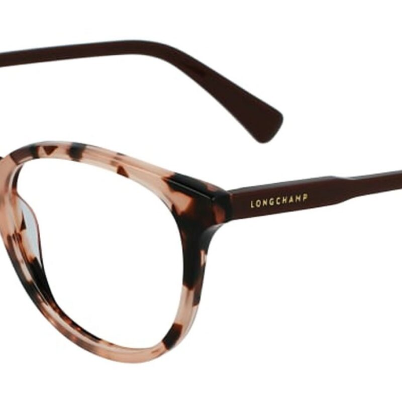 Longchamp Women's LO2608 Rose Havana Eyeglasses Longchamp Women's LO2608 Rose Havana Eyeglasses