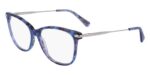 Longchamp Women's LO2691 Textured Blue/Grey Eyeglasses