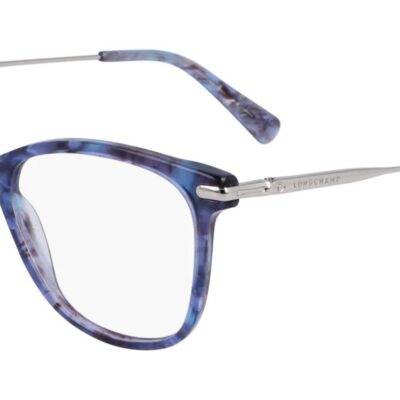 Longchamp Women's LO2691 Textured Blue/Grey Eyeglasses