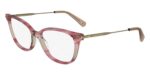 Longchamp Women's LO2735 Striped Rose Eyeglasses