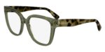 Longchamp Women's LO2745 Transparent Olive Eyeglasses