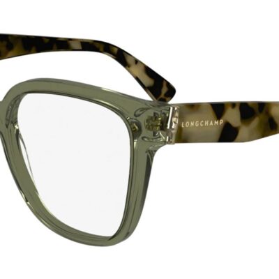 Longchamp Women's LO2745 Transparent Olive Eyeglasses