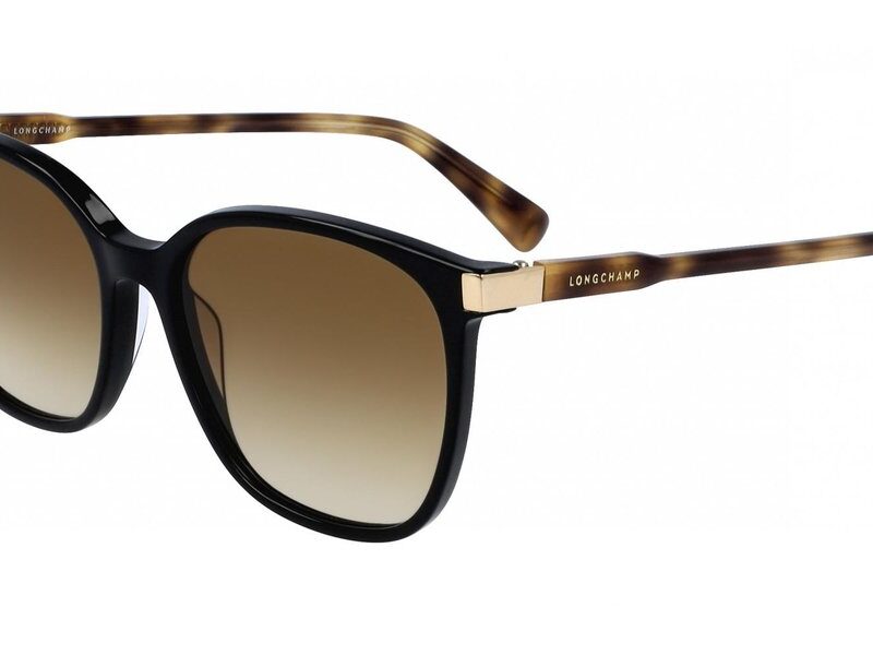 Longchamp Women's LO612S Black Havana/Brown Sunglasses Longchamp Women's LO612S Black Havana/Brown Sunglasses