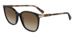 Longchamp Women's LO612S N Black Havana/Brown Shaded Sunglasses