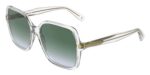 Longchamp Women's LO808S Crystal/Green Sunglasses