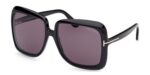 Tom Ford Women's LORELAI FT1156 Black/Smoke Violet Sunglasses