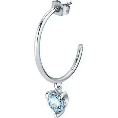 La Petite Story Single Steel Earrings With Light Blue Crystal LPS02AQM30 For Women