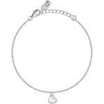 La Petite Story Silver Bracelet With Clear Zircons LPS05AWV54 For Women