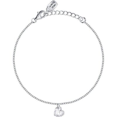 La Petite Story Silver Bracelet With Clear Zircons LPS05AWV54 For Women