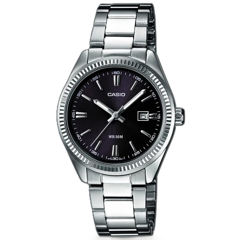 Casio Women's 34mm Stainless Steel Watch (LTP-V005D-1AUDF) Casio Women's 34mm Stainless Steel Watch (LTP-V005D-1AUDF)