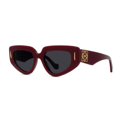 Loewe Women's LW40160I Transparent Red/Solid Denim Sunglasses