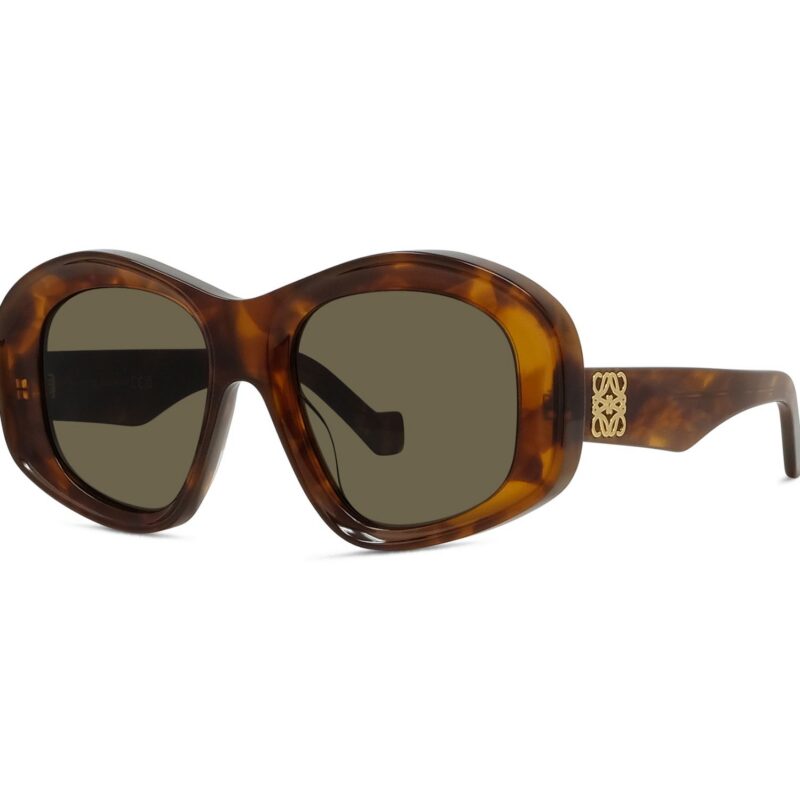 Loewe Women's LW40181I Classic Havana/Solid Brown Sunglasses Loewe Women's LW40181I Classic Havana/Solid Brown Sunglasses