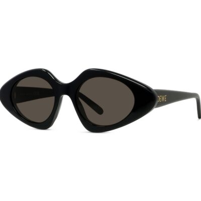 Loewe Women's LW40185I Black/Solid Brown Sunglasses