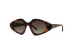 Loewe Women's LW40185I Striped Havana/Gradient Brown Sunglasses