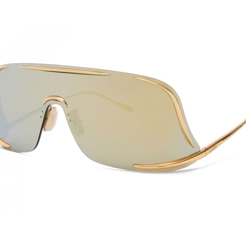 Loewe Men's LW40193U Shiny Gold/Yellow Mirrored Gold Sunglasses Loewe Men's LW40193U Shiny Gold/Yellow Mirrored Gold Sunglasses