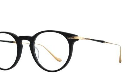 Matsuda Women's M2056 Matte Black - Brushed Gold Eyeglasses