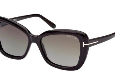 Tom Ford Women's MAEVE FT 1008 Black/Smoke Shaded Sunglasses