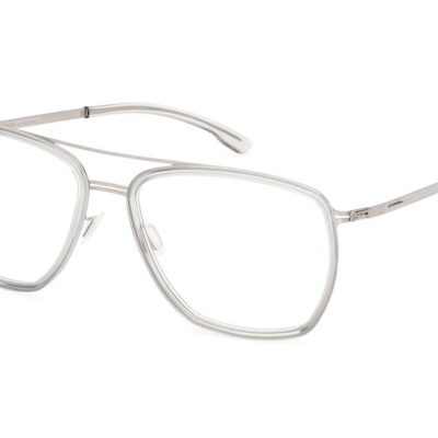 Ic!berlin Men's MAGNUS IC5036 Light Grey - Violet Eyeglasses
