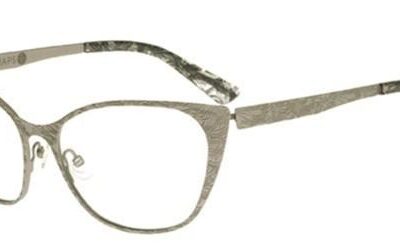 Vanni Women's MAPS V1168 Matte Light Grey Eyeglasses